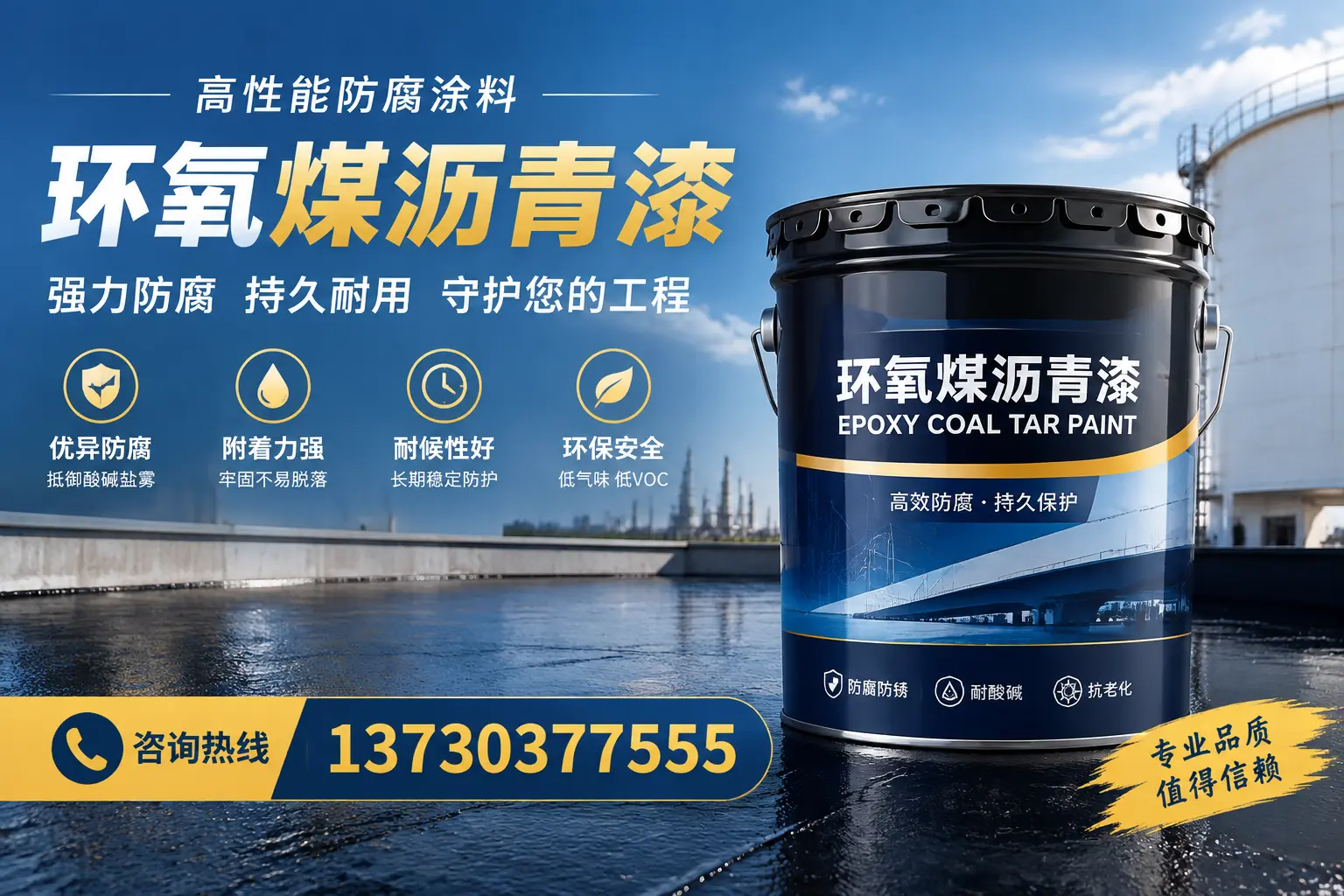环氧煤沥青漆的耐久性分析，适合甘孜的使用场景
